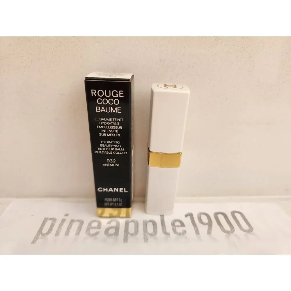 NIB Chanel ROUGE COCO BAUME Hydrating Beautifying Tinted Lip Balm #912 Dreamy Wh